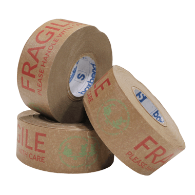Fragile printed paper tape