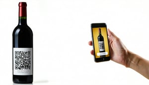 Create a suitable image for this extract Give it a white background and make it photorealistic Smart packaging is also quite literally changing the conversation Packaging is evolving from a silent container into an active tool for connection and enga-2