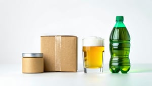 Create a suitable image for this extract Give it a white background and make it photorealistic The potential for smart packaging continues to grow as technology advances Imagine packaging that actively adapts to its surroundings perhaps changing its-3