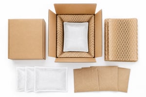 Sustainable Cold Chain Packaging Flat Lay