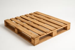 wooden pallet on a clean white background-1