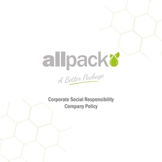 Allpack CSR Policy Guide Booklet - Front Cover - RGB