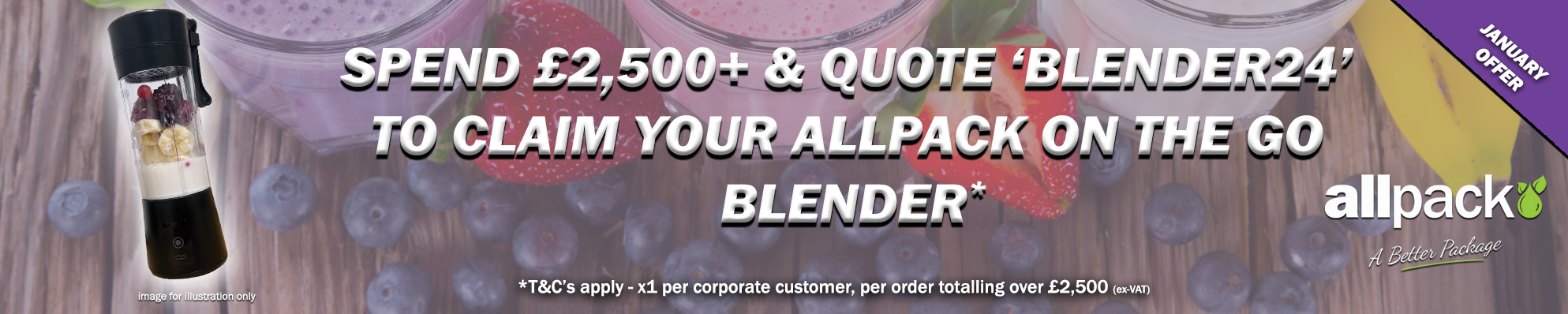 Allpack Jan 2024 January Blender Offer