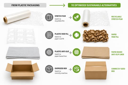 From Plastic to Sustainable Packaging Solutions