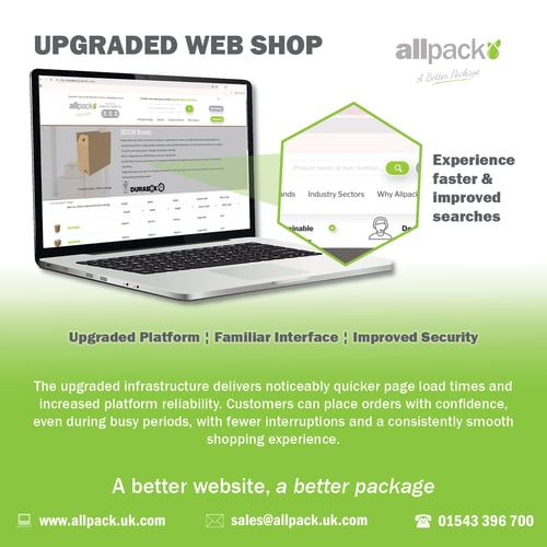 LinkedIn Advert - V1 - An upgraded web shop - 3 6 26