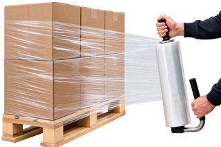 Warehouse Pallet Wrapping Operation - V3