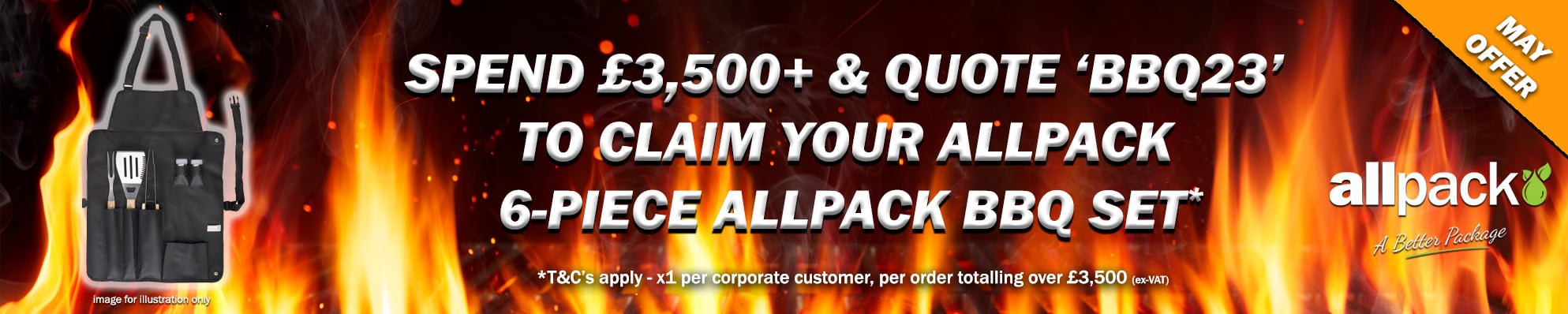 Email footer artwork - BBQ Set - May Offer