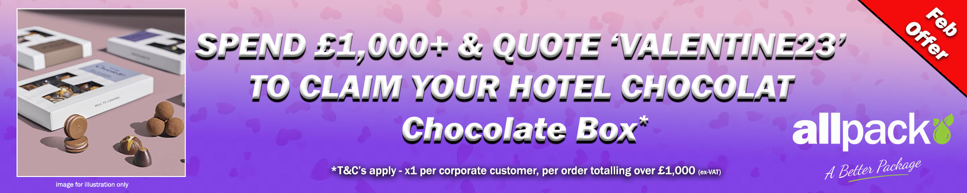 Valentines Box of Chocolates Feb 23 Threshold Promotion image